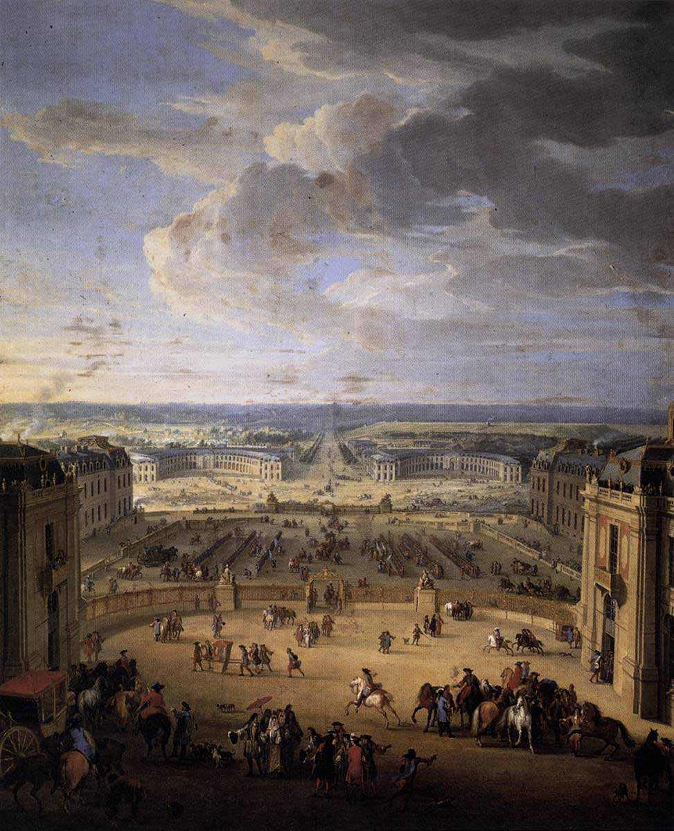 The Stables Viewed from the Chateau at Versailles